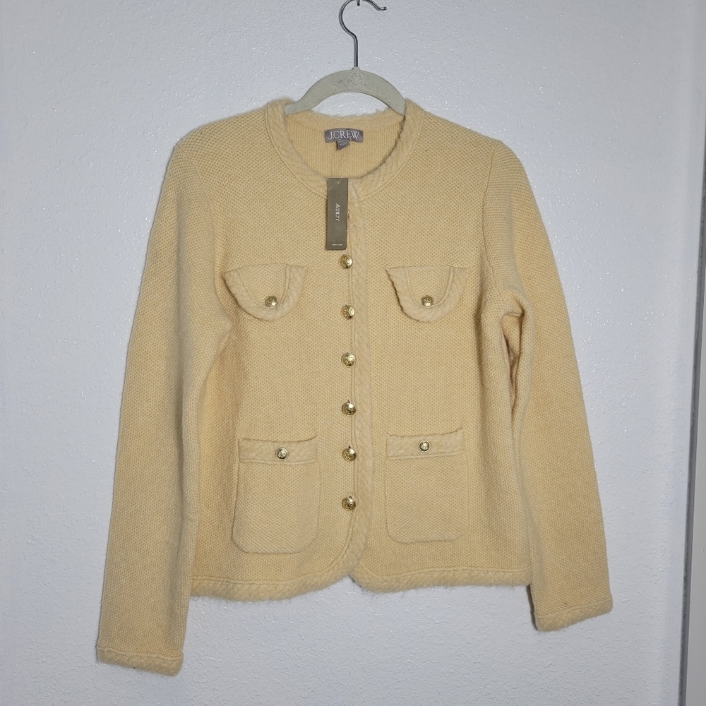J Crew Textured sweater lady jacket CB931 SZ S NWT - Picture 6 of 11